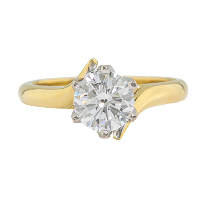 1.20ct Round Diamond Solitaire Ring