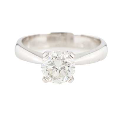 1.37ct Diamond Solitaire Ring GSL J SI1