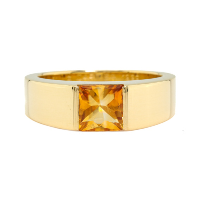 Cartier Citrine Tank Ring