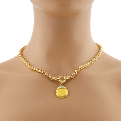 Belcher Necklace with Australian Coin Pendant