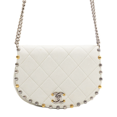 Chanel Studded Bubble Flap Bag
