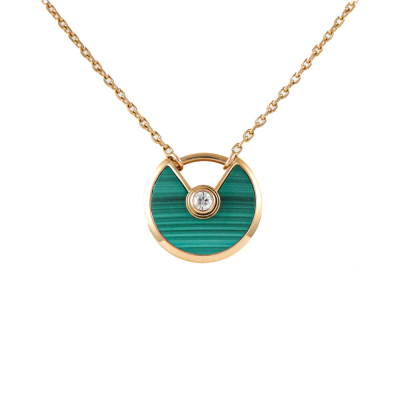 Amulette de Cartier Malachite Necklace