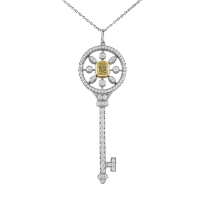 Tiffany & Co Round Kaleidoscope Key Pendant