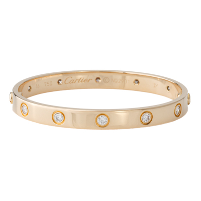 Cartier Diamond Love Bracelet, 10 Diamonds