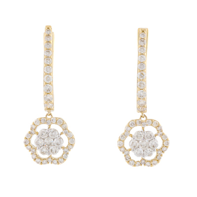 1.03ct Diamond Dress Earrings