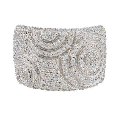 1.20ct Diamond Dress Ring, 18ct Gold 14.2g