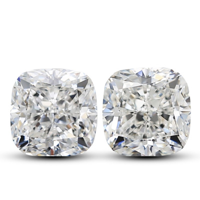 2.41ct Loose Pair of Diamonds GIA F VS2, G VS1