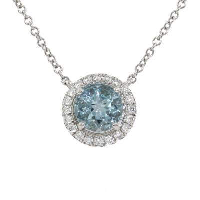 Tiffany & Co Soleste Aquamarine Pendant