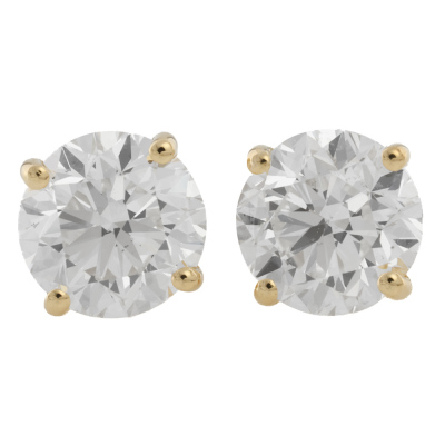 2.01ct Diamond Studs GIA GIA H SI1