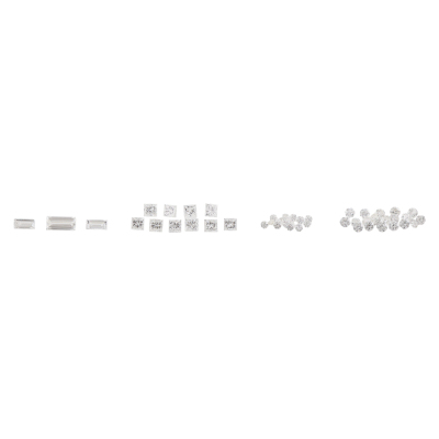 Four Loose Parcels of Natural Diamonds 0.93ct