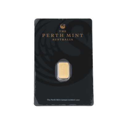 The Perth Mint Kangaroo 1g Gold Minted Bar
