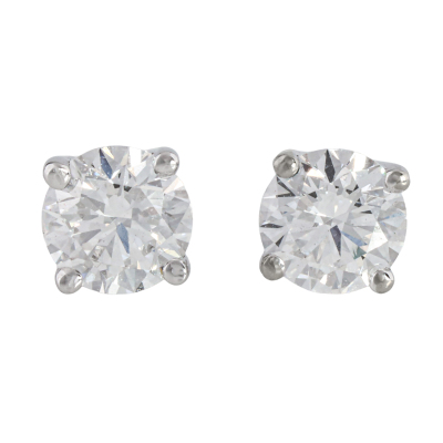 0.66ct Diamond Studs GIA D VS1