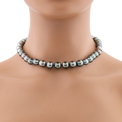 10.5 - 8.3mm Tahitian Pearl Strand Necklace