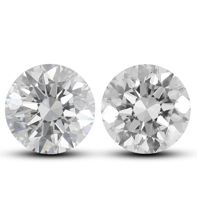 Loose Pair of Round Diamonds GIA G IF
