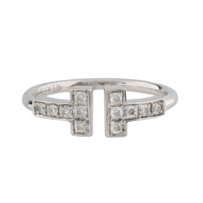 Tiffany & Co. T Diamond Wire Ring