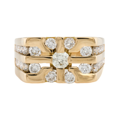 1.44ct Diamond Mens Ring