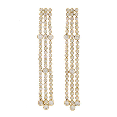 2.19ct Diamond Drop Earrings