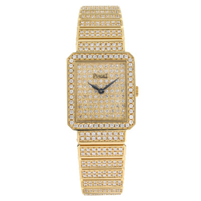 Piaget Protocole 18ct Gold Diamond Watch