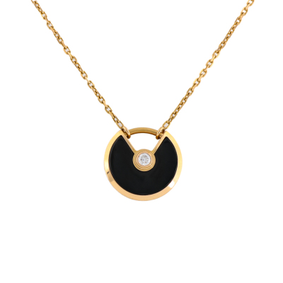 Amulette de Cartier Onyx Necklace