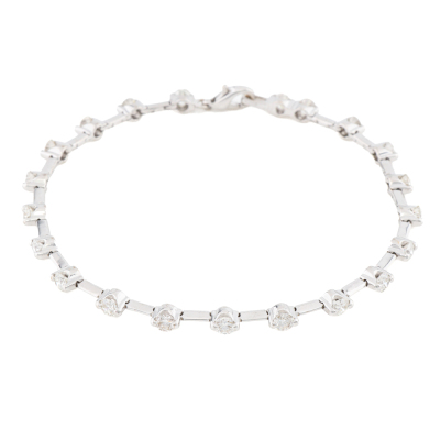 Diamond Bracelet 18ct White Gold 2.63ct
