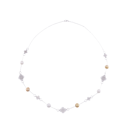 12.1-10.8mm South Sea Pearl Gold Necklace