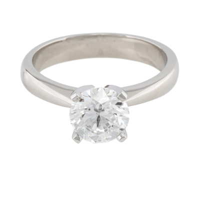 1.50ct Diamond Solitaire Ring GIA E VVS1
