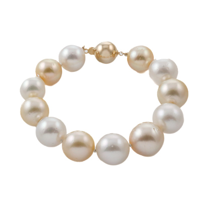 16.2-13.5mm South Sea Pearl Bracelet