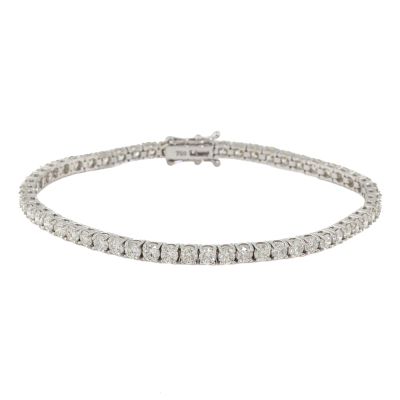 6.17ct Diamond Tennis Bracelet