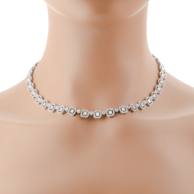 10.00ct Diamond Necklace, 18ct 31.3g