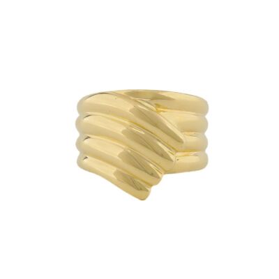 18ct Gold Wide Band Ring 10.5g
