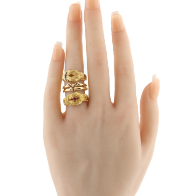 3 Yves Saint Laurent Rings Set - 6