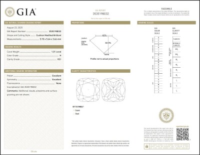 5.03ct Diamond Trilogy Ring GIA - 4