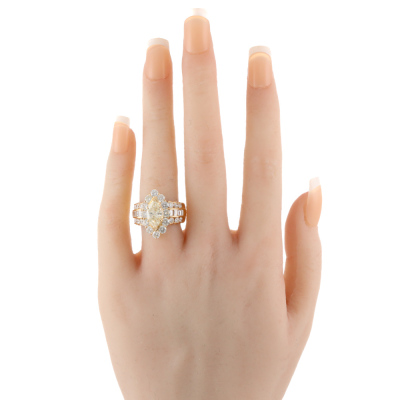 1.54ct Centre Diamond Ring, 18ct Gold 12.9g - 7
