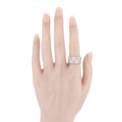 3.00ct Champagne & White Diamond Dress Ring - 2