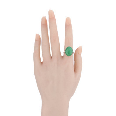 15.35ct Jade Ring - 7