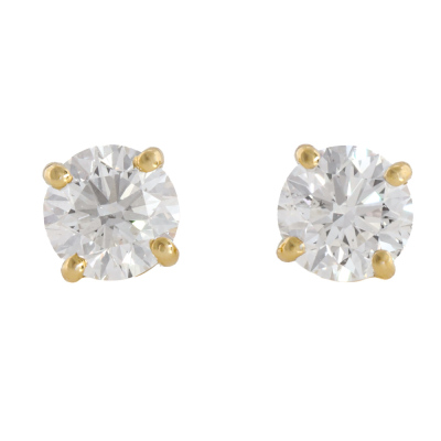 0.93ct Diamond Studs GIA D SI1 and D SI2