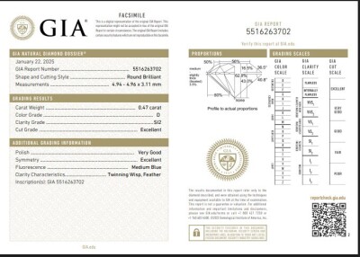0.93ct Diamond Studs GIA D SI1 and D SI2 - 3