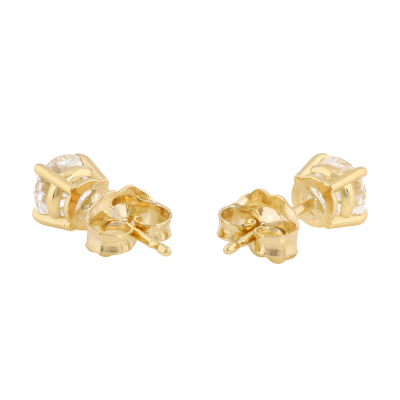 0.93ct Diamond Studs GIA D SI1 and D SI2 - 4