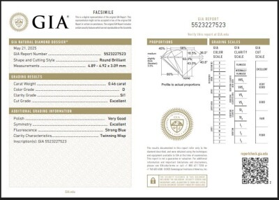 0.93ct Diamond Studs GIA D SI1 and D SI2 - 5