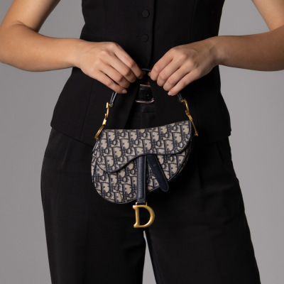 Christian Dior Mini Saddle with Strap - 8