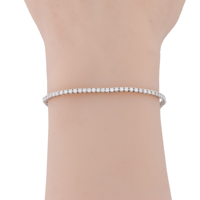 1.01ct Diamond Tennis Bracelet - 4