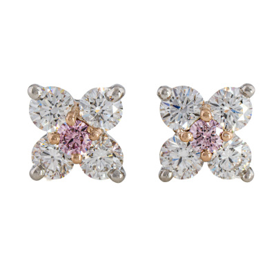 Argyle Origin Intense Pink Diamond Earrings GSL