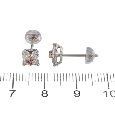 Argyle Origin Intense Pink Diamond Earrings GSL - 2