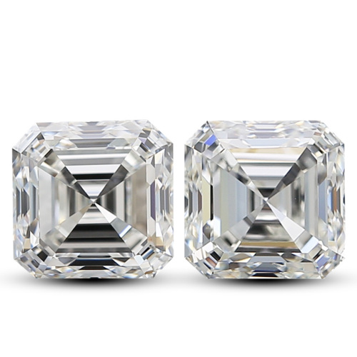 4.02ct Pair of Loose Diamond GIA H/I VS1