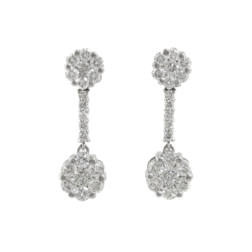 2.00ct Diamond Drop Earrings
