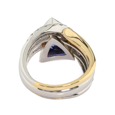 6.38ct Tanzanite & Diamond Ring, 19.3G - 5