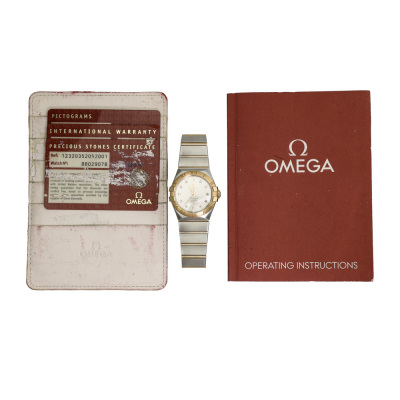 Omega Constellation with Diamond Watch - 9
