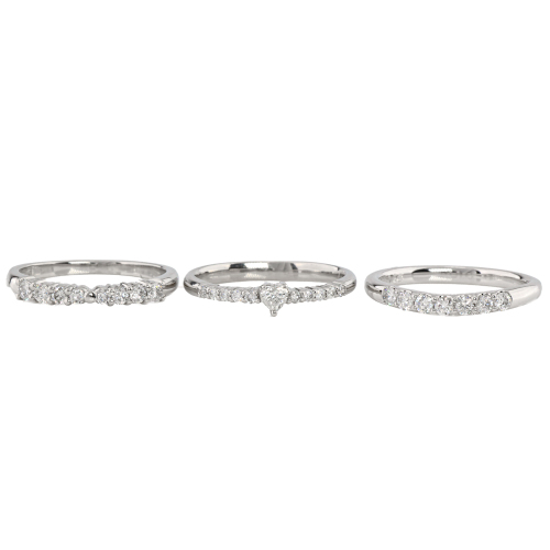 Set of 3 Diamond Rings