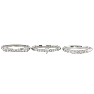 Set of 3 Diamond Rings