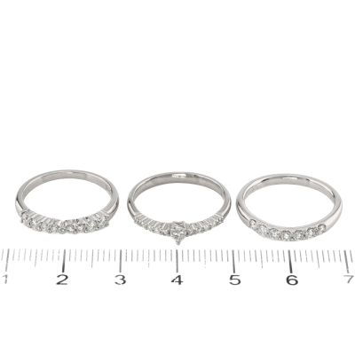 Set of 3 Diamond Rings - 2
